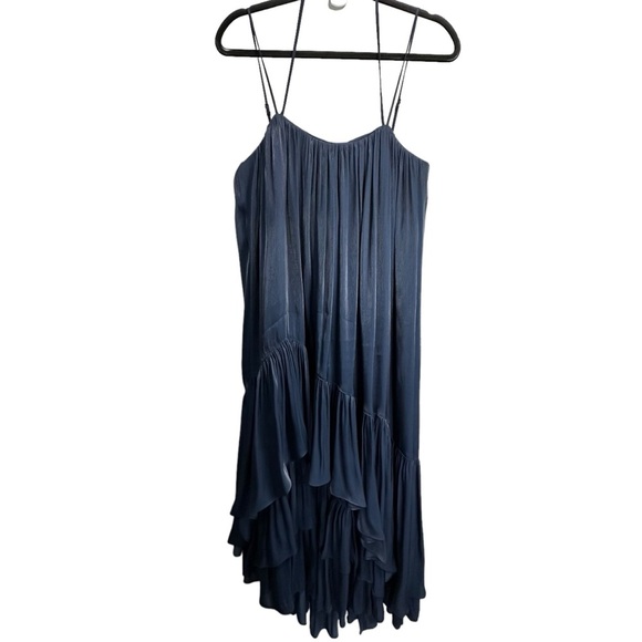 Cinq à Sept Soliel Ruffle Trapeze Dress - Picture 4 of 9